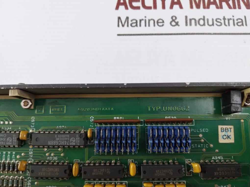 Bhel 69203Nb1Aa1A Printed Circuit Board Card Jg80004/69203Nb1Aa Un0662