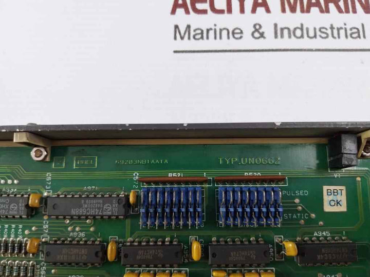 Bhel 69203Nb1Aa1A Printed Circuit Board Card Jg80004/69203Nb1Aa Un0662