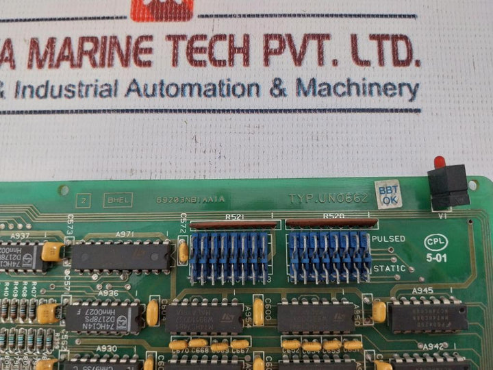 Bhel 69203Nb1Aa1A Printed Circuit Board Un0662