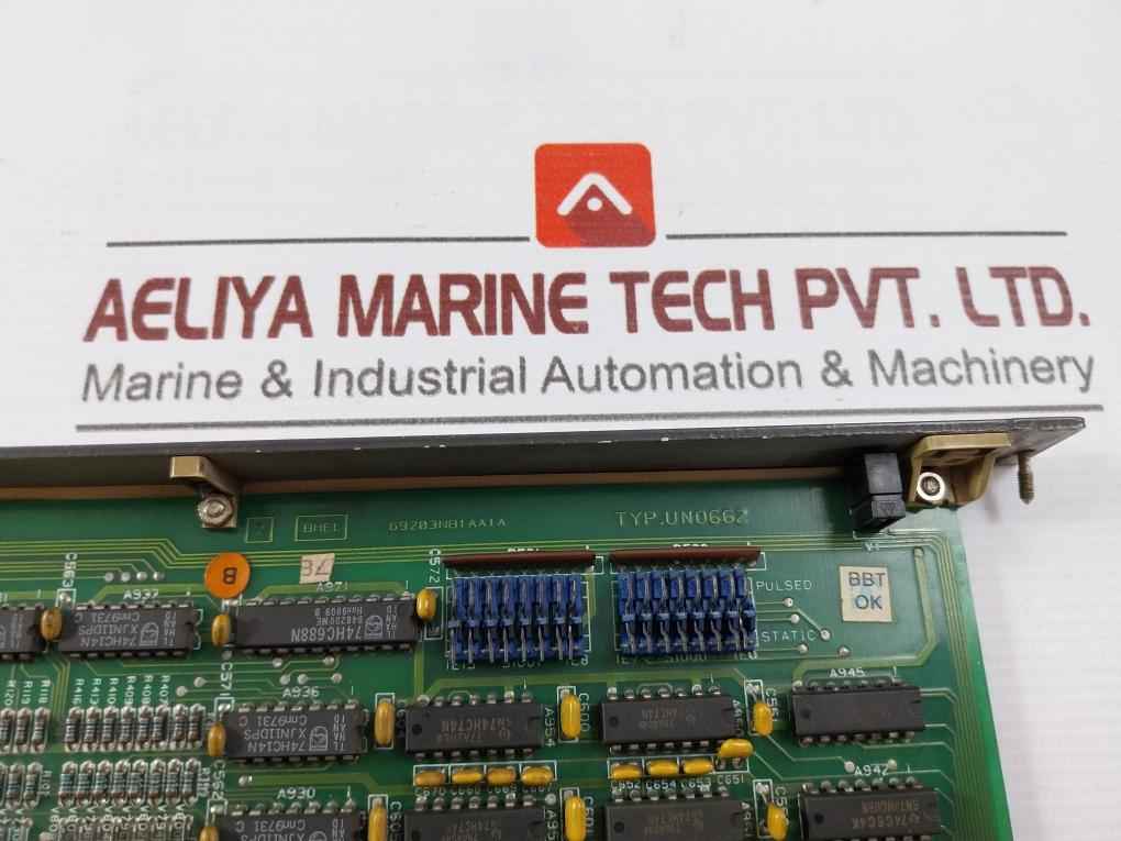 Bhel 69203Nb1Aa1A Printed Circuit Board Un0662 Jg80004/69203Nb1Aa
