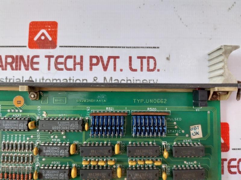 Bhel 69203Nb1Aa1A Printed Circuit Board Un0662 Jg80004/69203Nb1Aa 980537B2