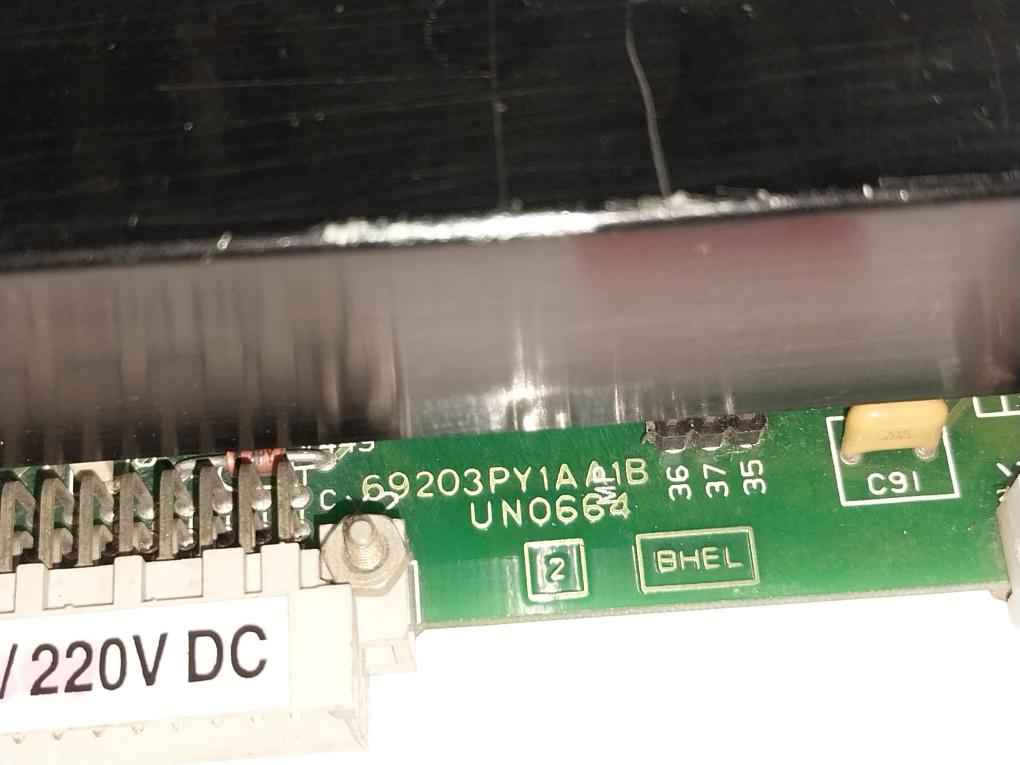 Bhel 69203Py1A Pcb Power Supply Board 110/220V Dc 69203Py1Aa1B