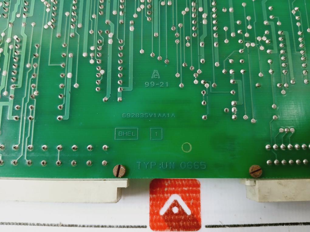 Bhel 69203Sv1A Printed Circuit Board Jg90247/69203Sv1Aa Un0665Av1