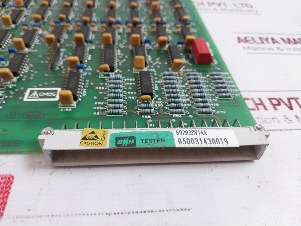 Bhel 69203dy1aa1a Modular Relay Control Panel System Rack