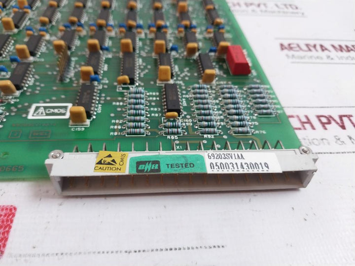 Bhel 69203dy1aa1a Modular Relay Control Panel System Rack