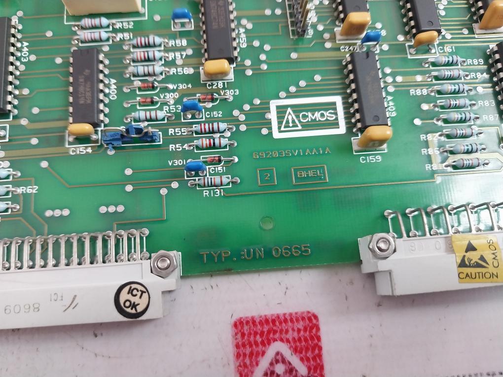 Bhel 69203dy1aa1a Modular Relay Control Panel System Rack