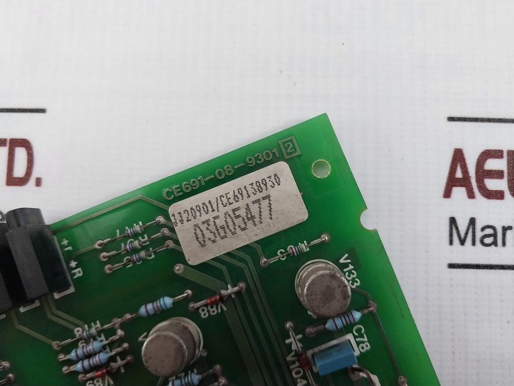 Bhel Ce691-08-9301A Printed Circuit Board Jj20901/Ce69138930 Un0097
