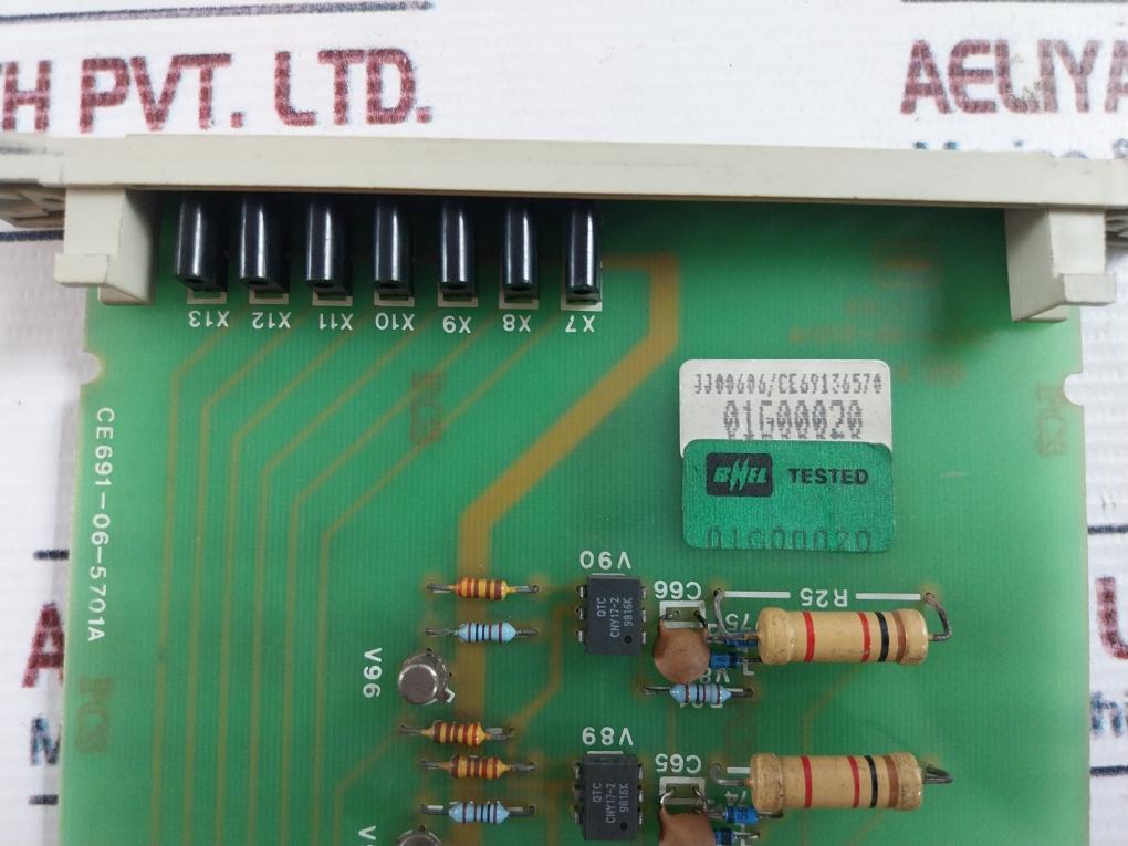 Bhel Ce691-36-5701A Printed Circuit Board Un 0099A