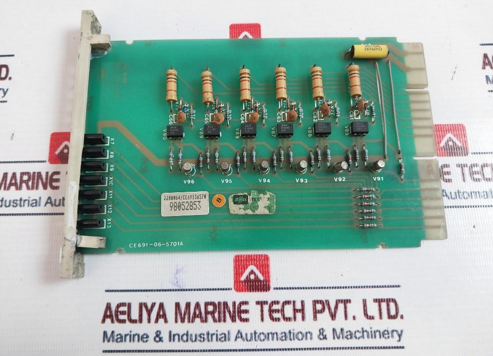 Bhel Un0096A Printed Circuit Board Card Ce691-43-350 Unitrol
