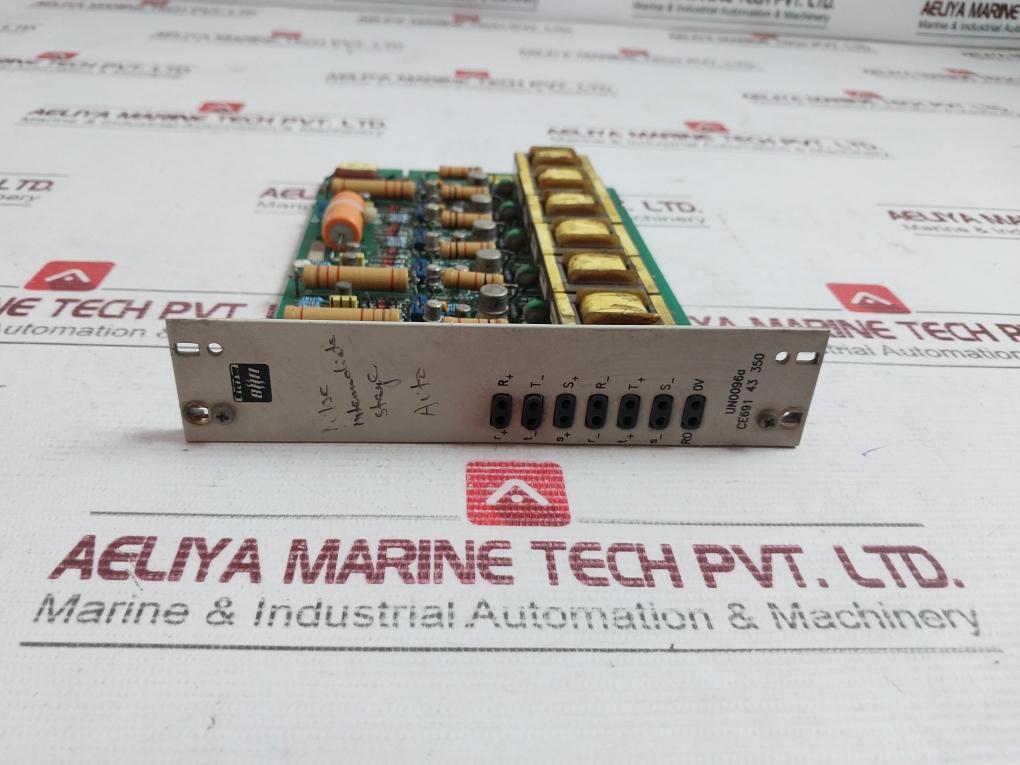 Bhel Un0096A Printed Circuit Board Ce691 43 350, Ce691-13-3501