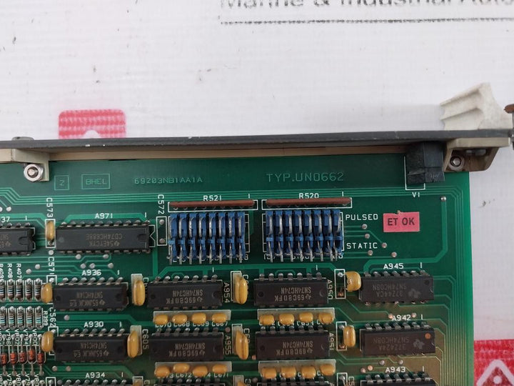 Bhel Un0662 Printed Circuit Board 69203Nb1Aa1A 94V-0