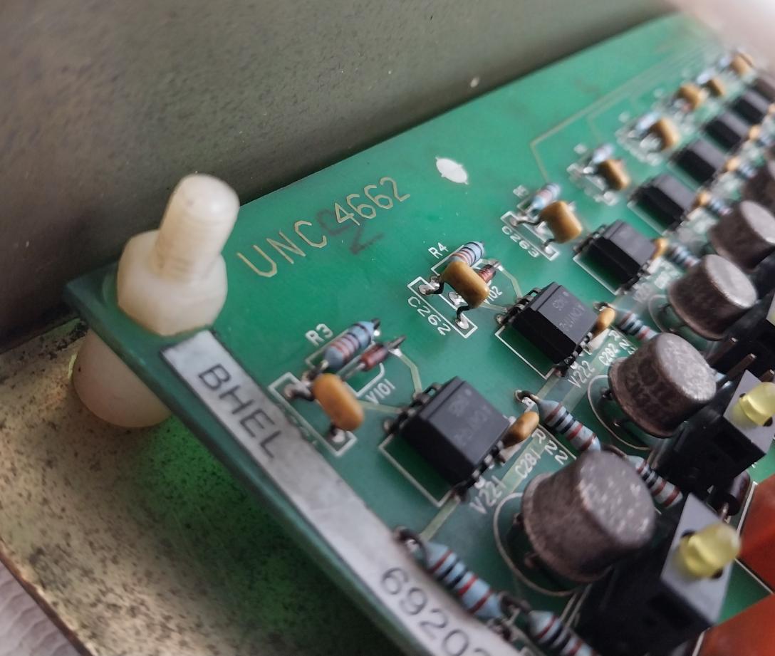 Bhel Unc 4662 Printed Circuit Board Unc4662A V1