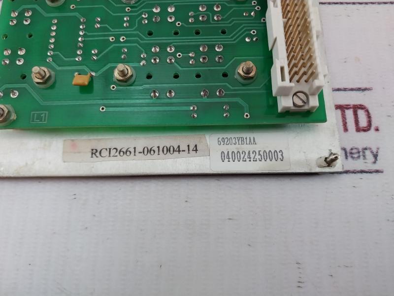 Bhel Uns 2661 Control Panel Printed Circuit Board