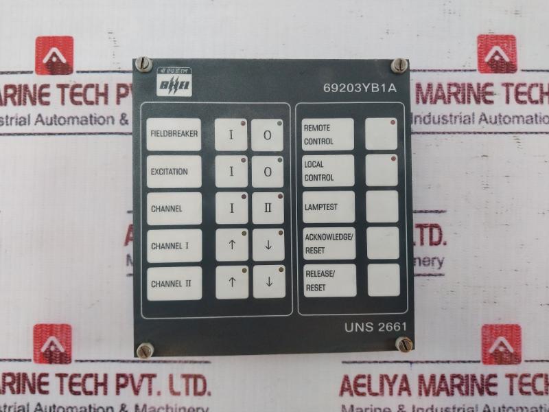 Bhel Uns 2661 Control Panel Printed Circuit Board