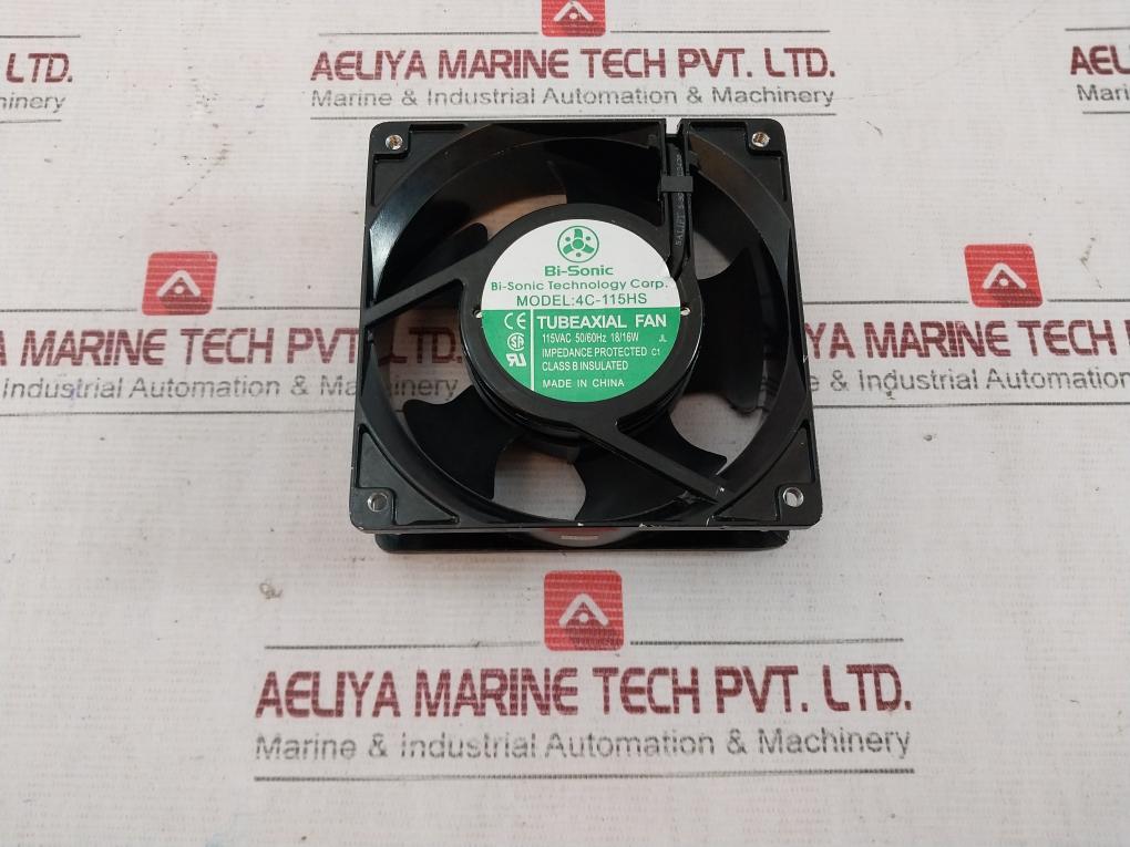 Bi-sonic 4C-115Hs Tube Axial Cooling Fan 115Vac 50/60Hz 18/16W