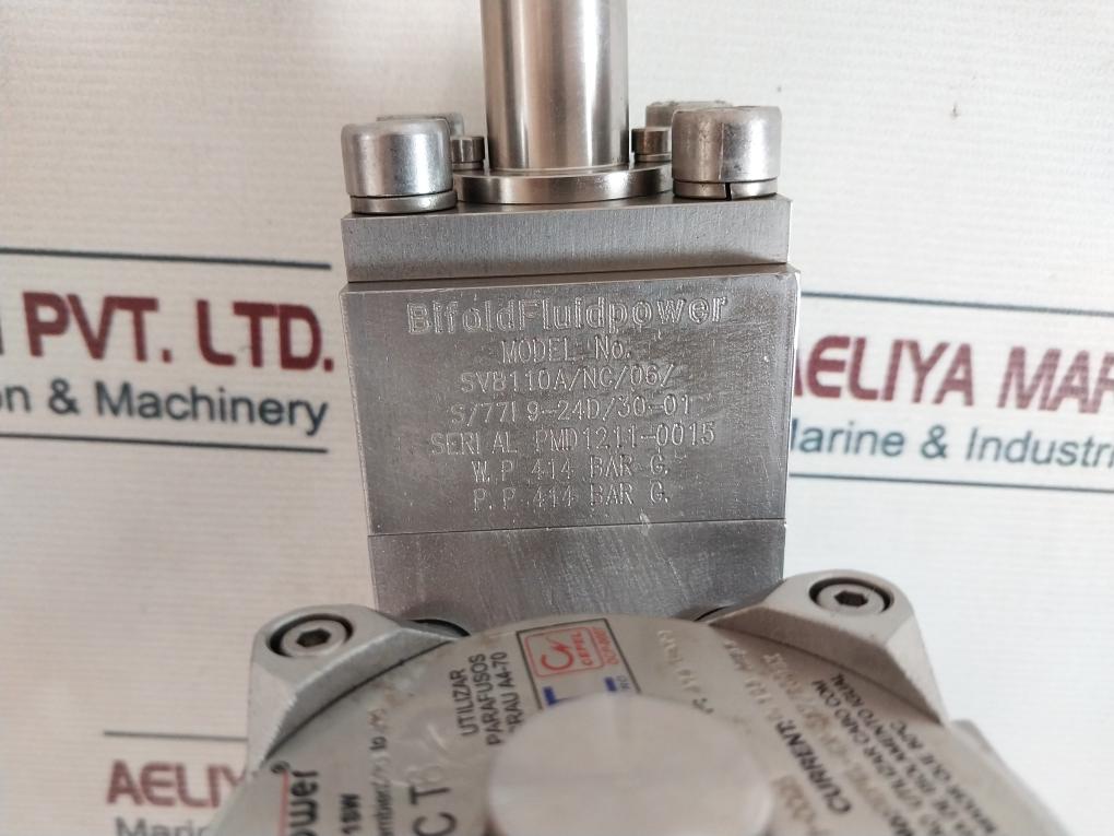 BIFOLD FLUIDPOWER Fp01-77i9 Solenoid Valve Pressure Switch 24VDC