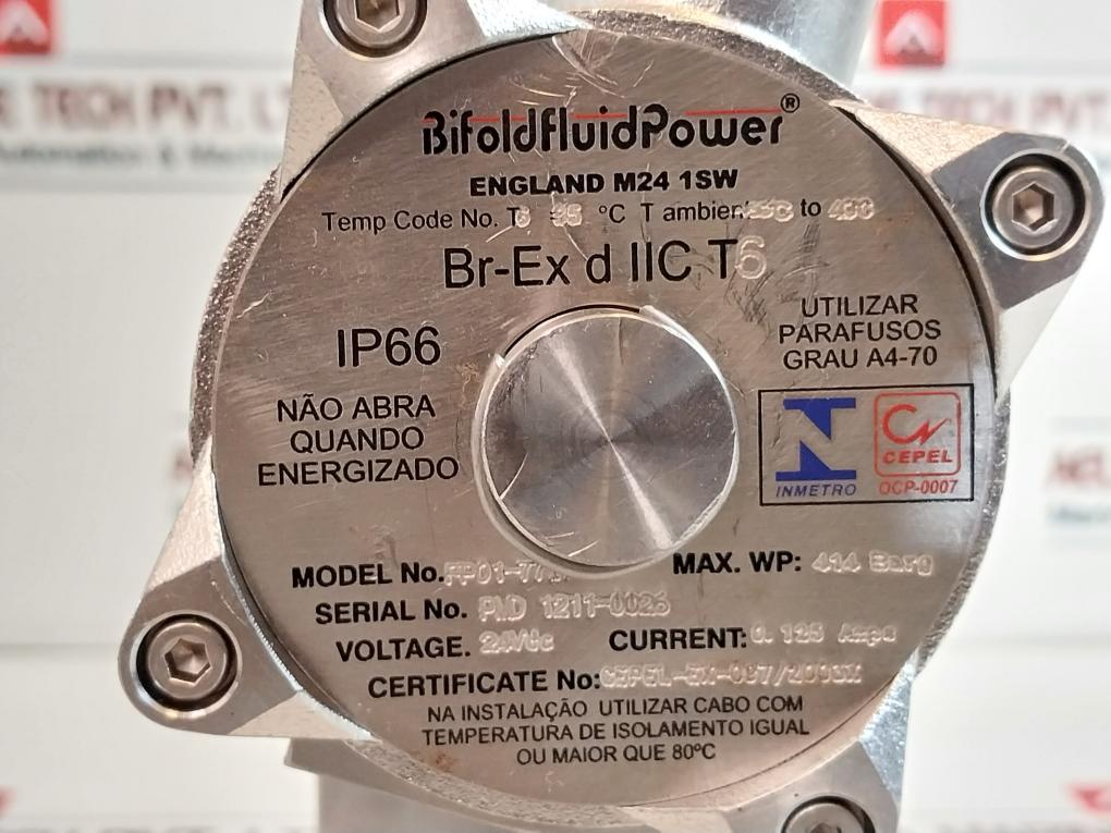 BIFOLD FLUIDPOWER Fp01-77i9 Solenoid Valve Pressure Switch 24VDC