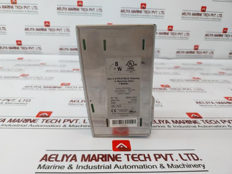 Bihl+wiedemann BWU1567 AS-Interface to PROFIBUS Gateway 12250 30V (6W)