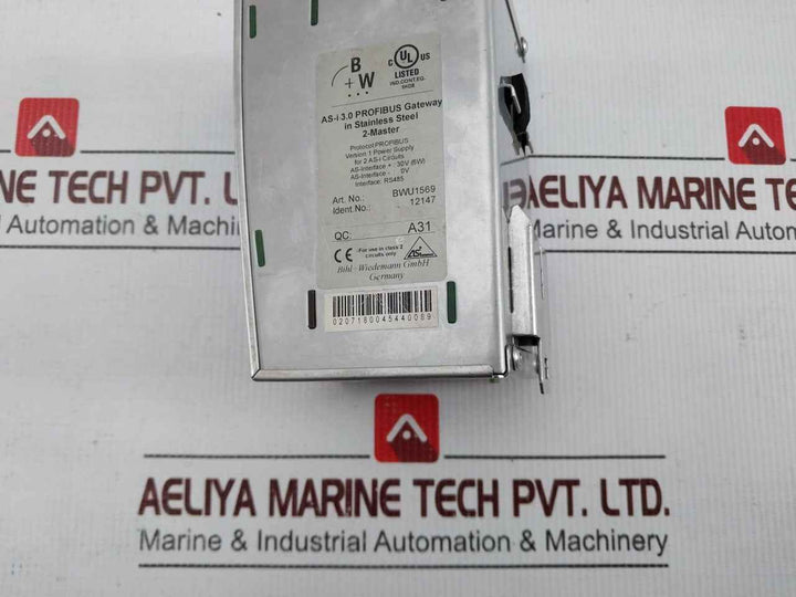 Bihl+Wiedemann Bwu1569 Profibus Gateway In Stainless Steel Rs485