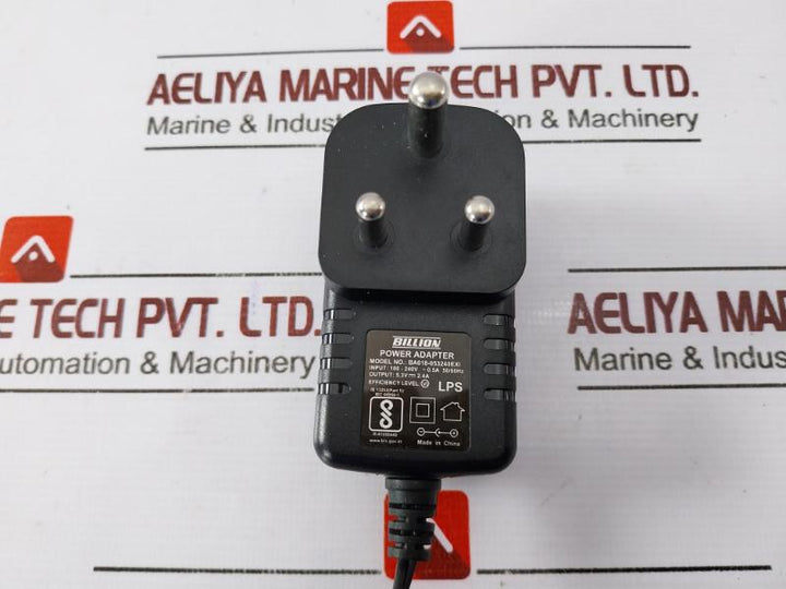 Billion Ba018-053240Exi Smps Adaptor Input: 100-240V 0.5A 50/60Hz Output: 5.3V---2.4A