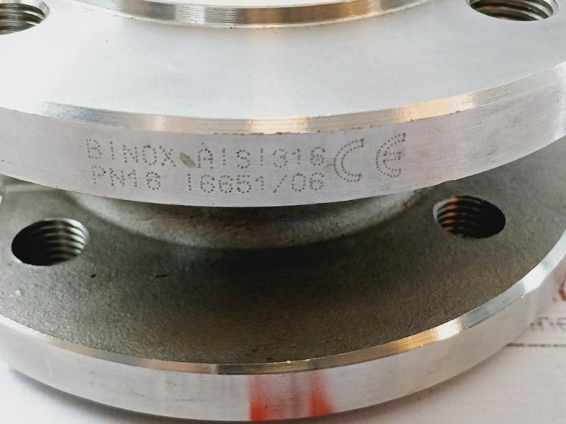 Binox Aisi316 Pn16 Selene Stainless Steel On-off Valve W/ Handle Cf-8m 2871x609