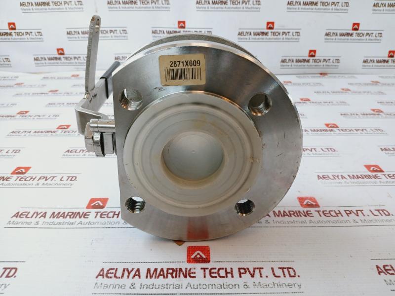 Binox Aisi316 Pn16 Selene Stainless Steel On-off Valve W/ Handle Cf-8m 2871x609