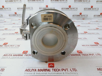 Binox Aisi316 Pn16 Selene Stainless Steel On-off Valve W/ Handle Cf-8m 2871x609