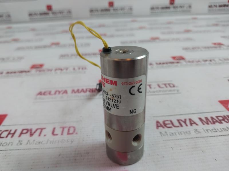 Bio-chem 100T3-s751 Solenoid Valve 0421249 973-263-3001