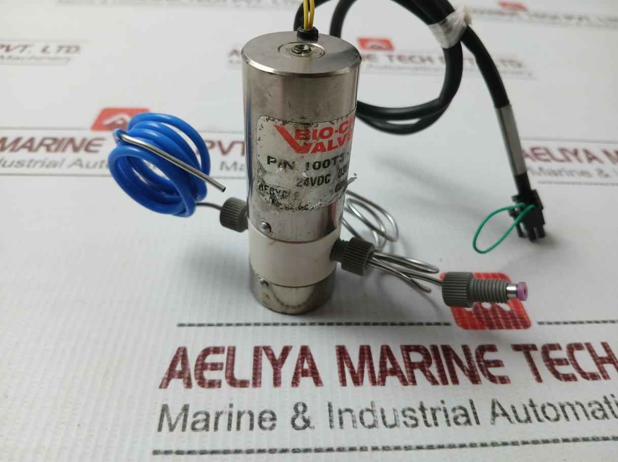 Bio-chem 100t3-s874 Isolation Valve 24vdc Rev-c