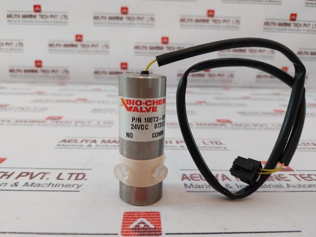 Bio-chem 100T3-s911 Solenoid Isolation Valve 24Vdc 973-263-3001