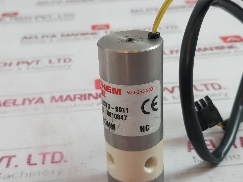 Bio-chem 100T3-s911 Solenoid Isolation Valve 24Vdc 973-263-3001