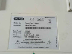 Bio-rad Powerpac Basic Power Supply Module 100-120/220-240v 50/60 Hz