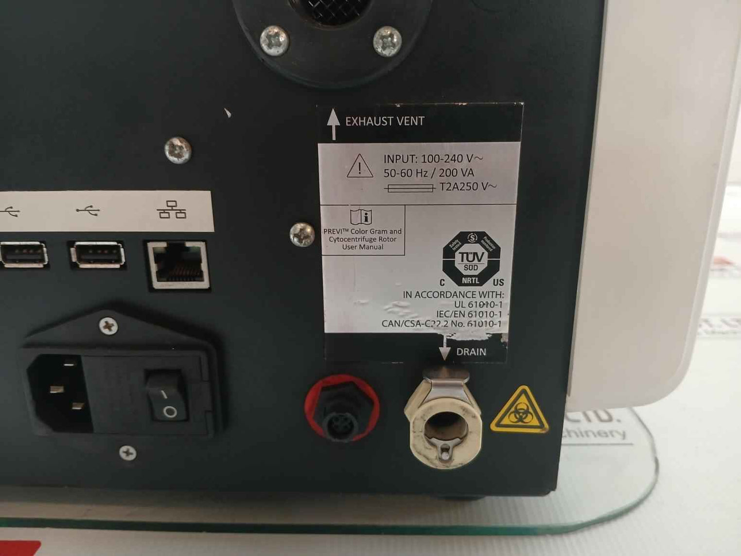 Biomerieux 414292 Color Gram Automatic Slide Stainer 50-60Hz/200Va