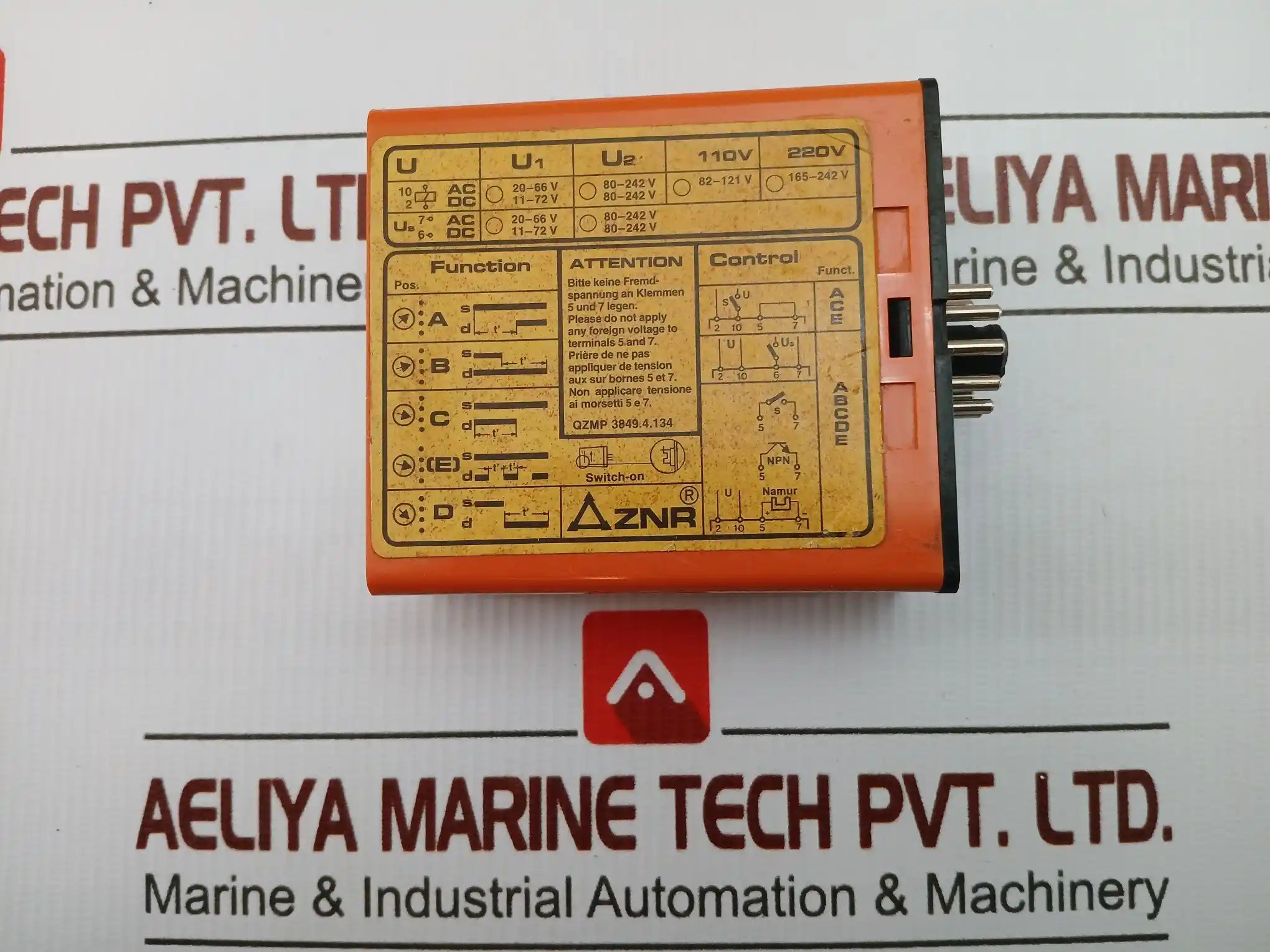 Time Delay Relay Qzmp Bircher 0.1-999.9