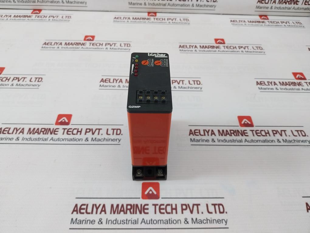 Bircher Qzmp-u1 Time Relay 12-72V Acdc 6A/250 Vac 10/250~