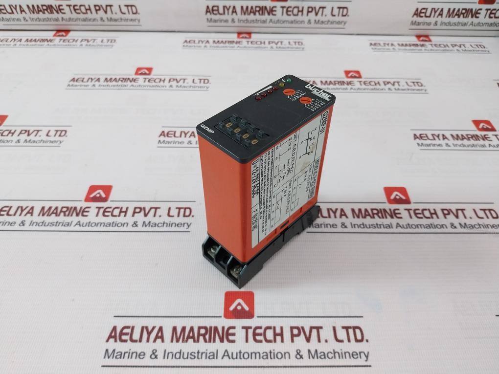 Bircher Qzmp-u1 Time Relay 12-72V Acdc 6A/250 Vac 10/250~