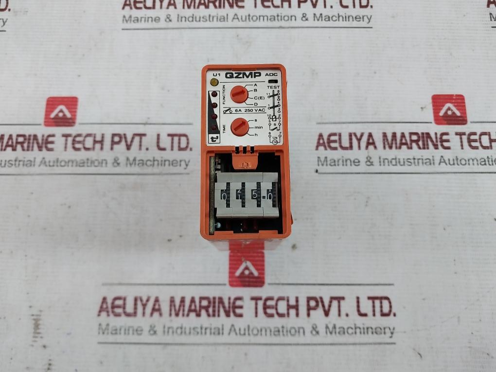 Bircher Qzmp Time Delay Relay 6A 250Vac Ac 20-66V Dc 11-72V 3849.4.134