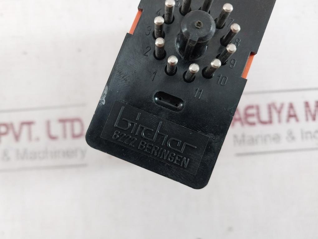 Bircher Qzmp Time Delay Relay 6A 250Vac Ac 20-66V Dc 11-72V 3849.4.134