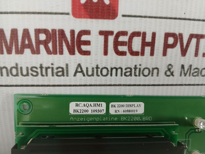 Bk 2200 Control Display Unit Bollfilter