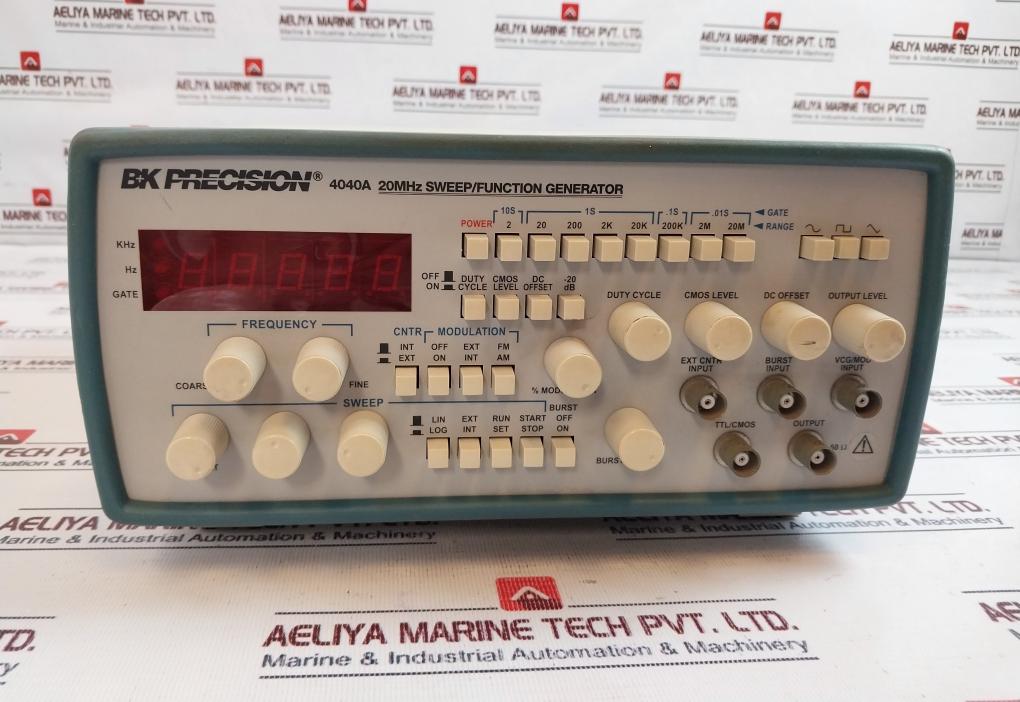 Bk Precision 4040A, 20Mhz Sweep/Function Generator 120V, 50/60Hz