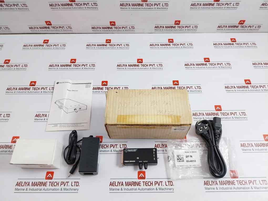Black Box Asynchronous Fiber Driver Md940A-mst Input 100-240Vac 50-60Hz 0.2A