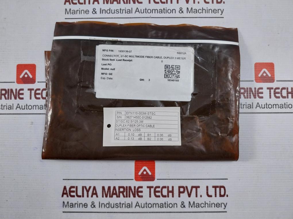 Black Box Efn110-003M-stsc Multimode Fiber Cable Duplex 3 Meter