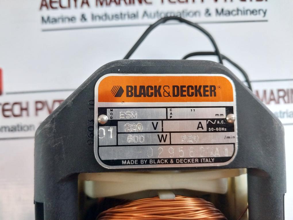Black & Decker ESM Energy Saving Motor 220V 50-60Hz 600W