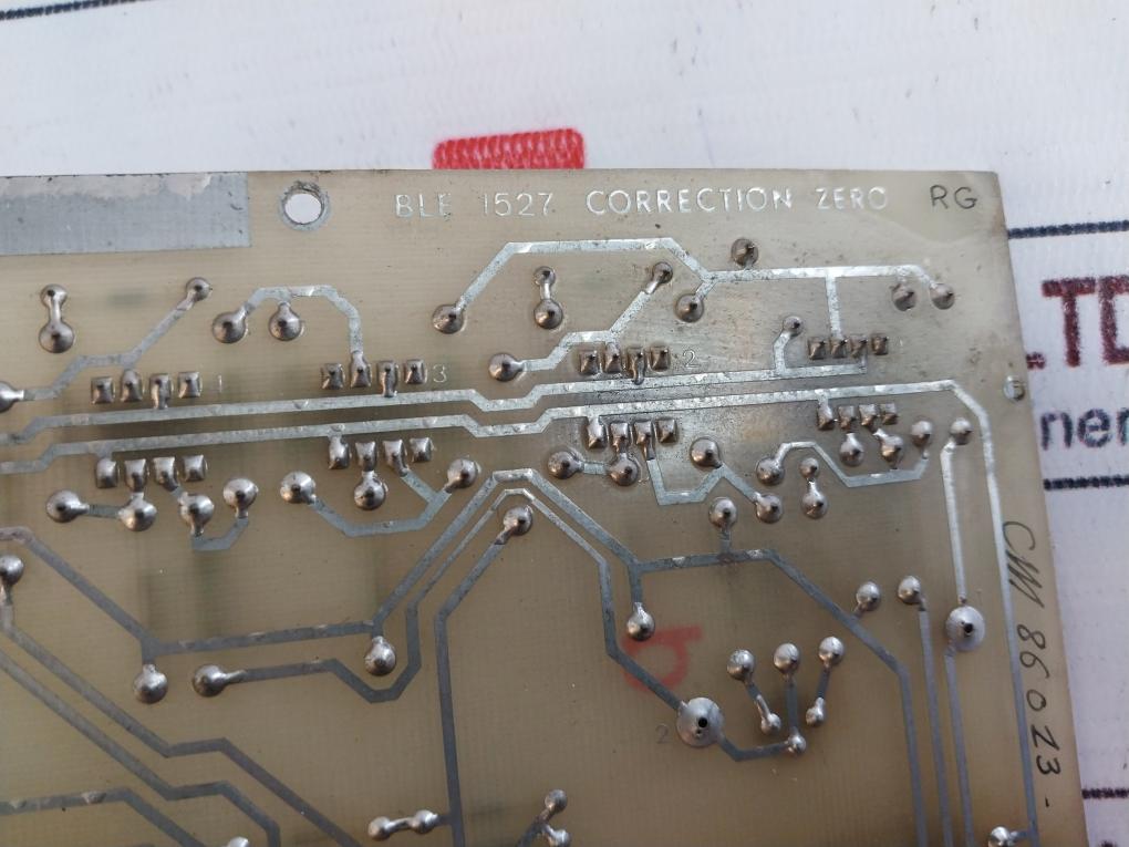 BLE 1527 CORRECTION ZERO C1M 86023 Communication PCB