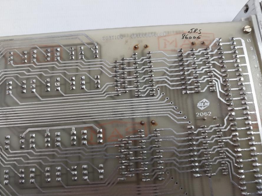 Blm 2062 Sorties Optocoupleur Pcb Card