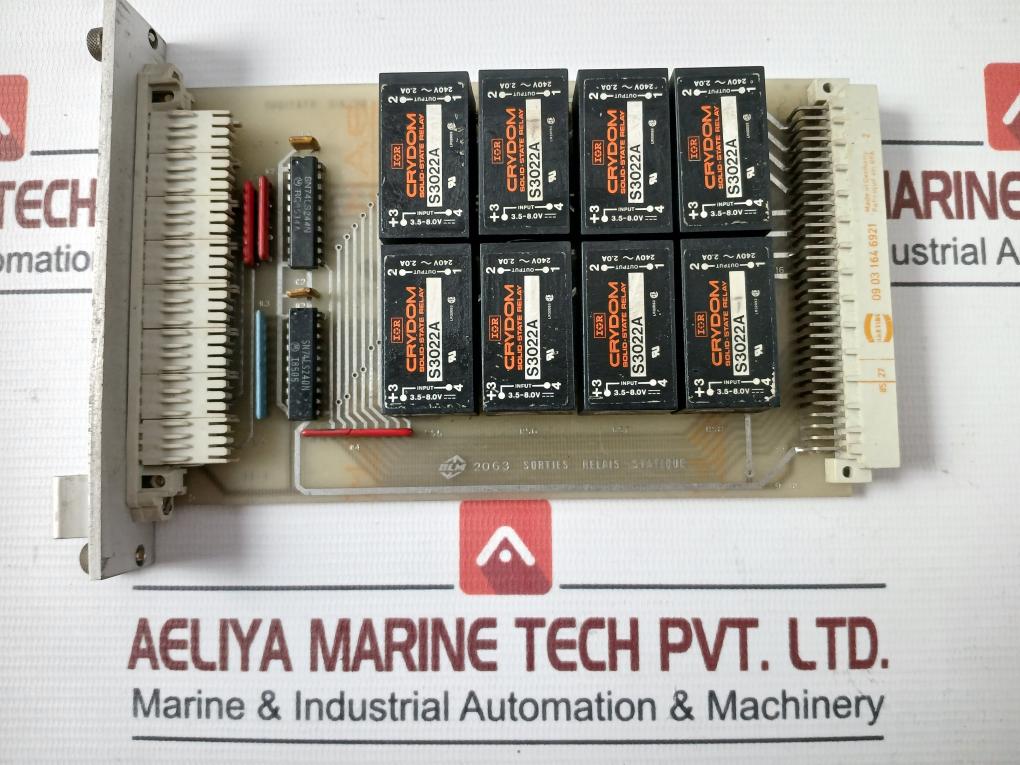 Blm 2063 Outputs Relay Static Pcb Card 115V