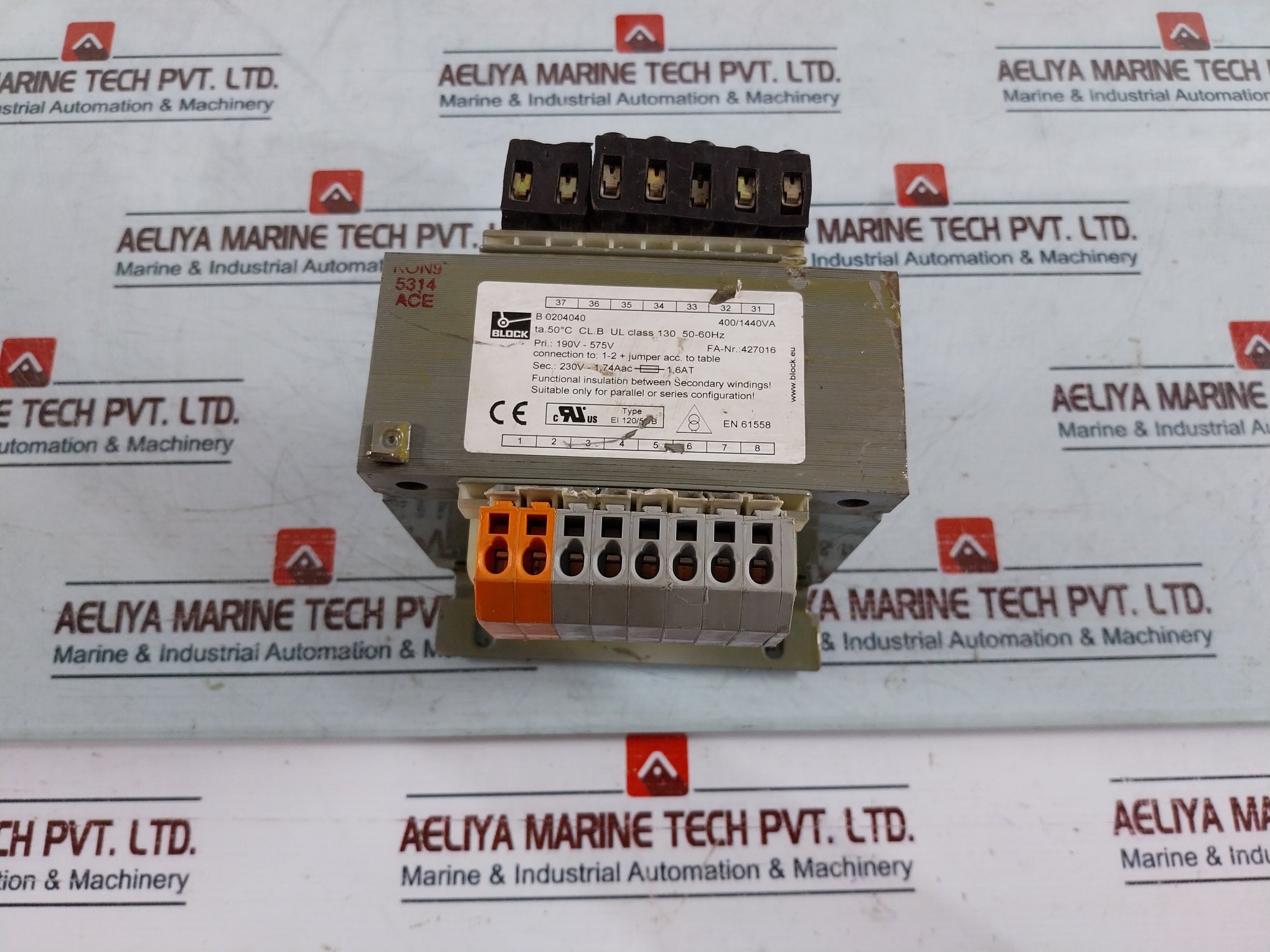 Block B 0204040 Transformer 400/1440Va 190V-575V