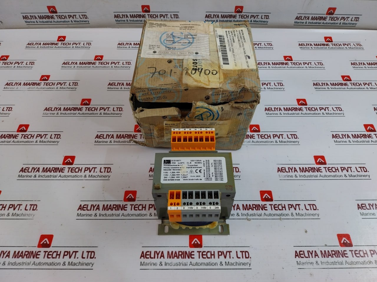 Block B 0310071 Control Voltage Transformer 320/1120va Ip00