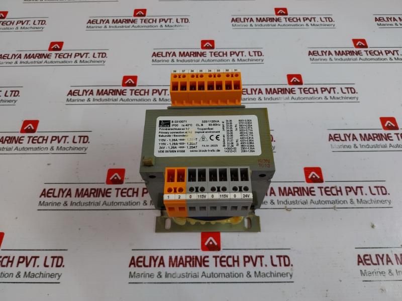 Block B 0310071 Control Voltage Transformer 320/1120va Ip00