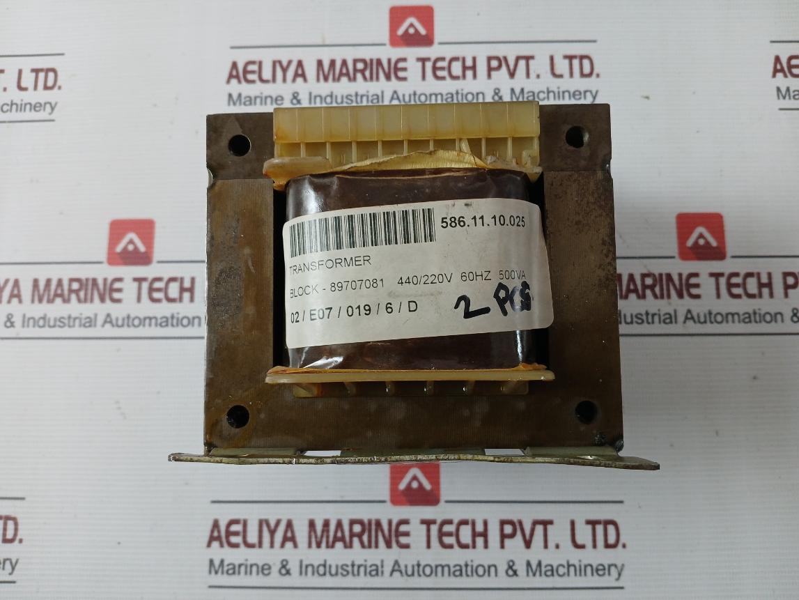 Block B 9707081 Transformer 500/1400Va 27A